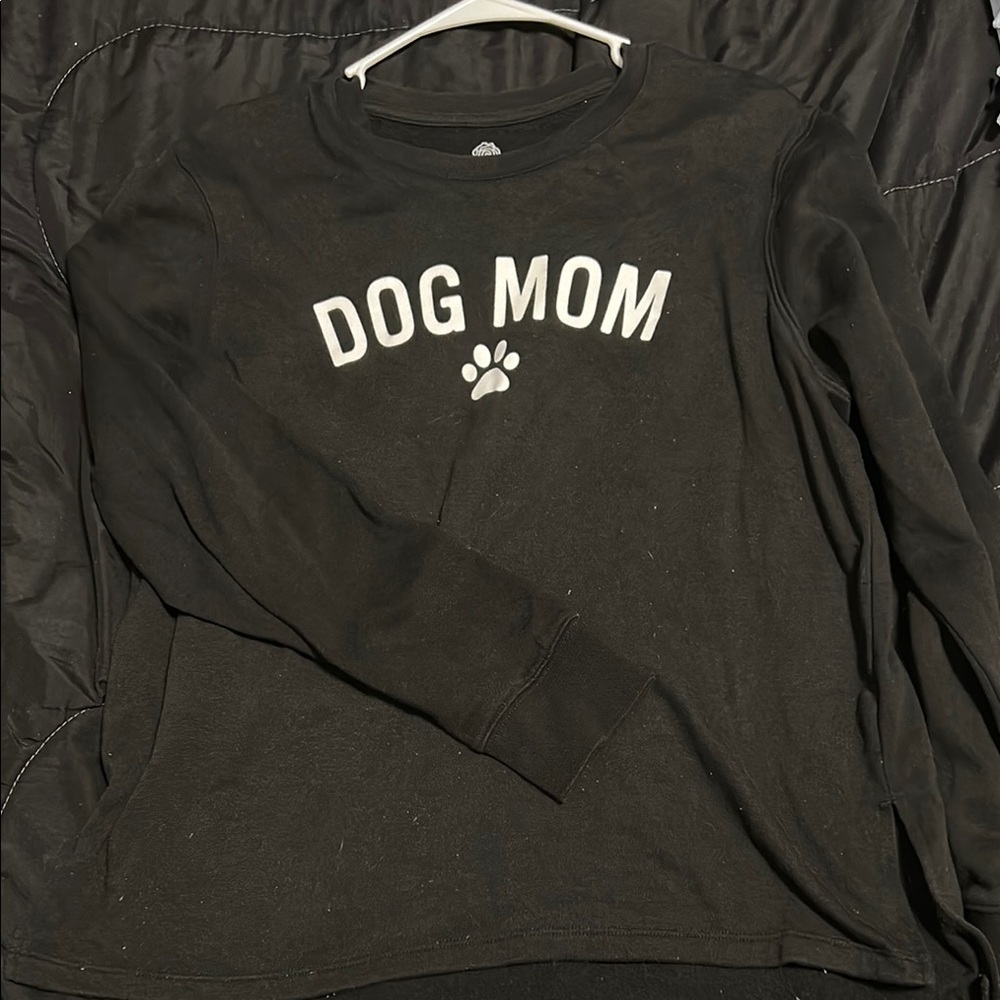 Dog Mom Black Sweatshirt